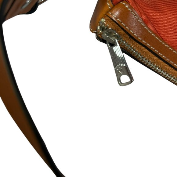 NWT Ralph Lauren Farringdon Equestrian Hobo - Orange - Picture 5 of 13